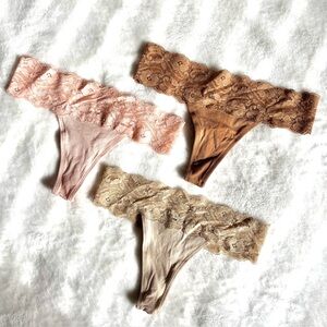 ✨ 3-pc Pact lace underwear set XXS